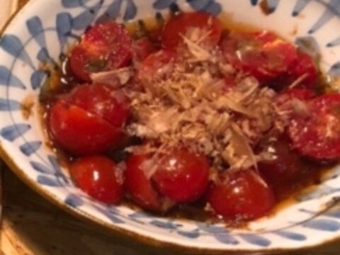 トマトのおかか和え